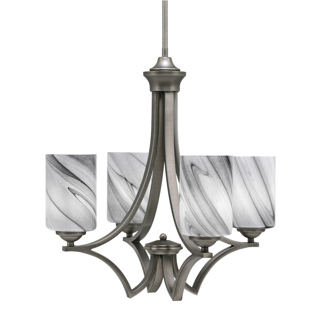Toltec Zilo 564-GP-3009 Chandelier Light - Graphite