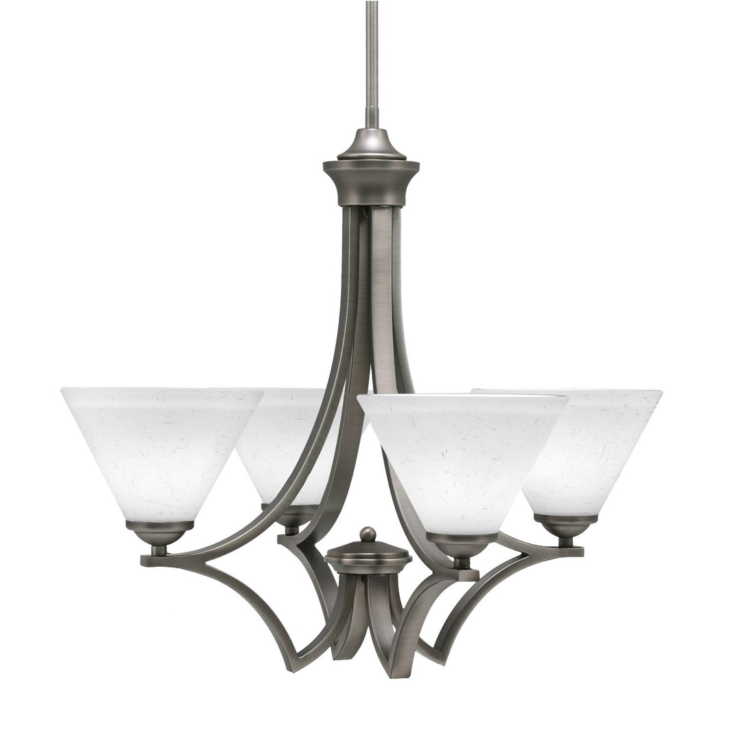 Toltec Zilo 564-GP-312 Chandelier Light - Graphite