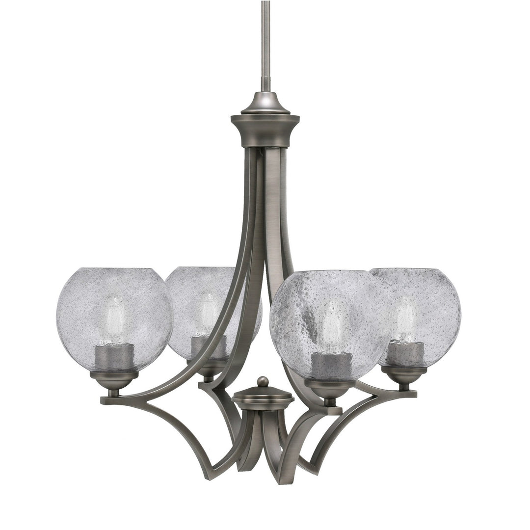 Toltec Zilo 564-GP-4102 Chandelier Light - Graphite