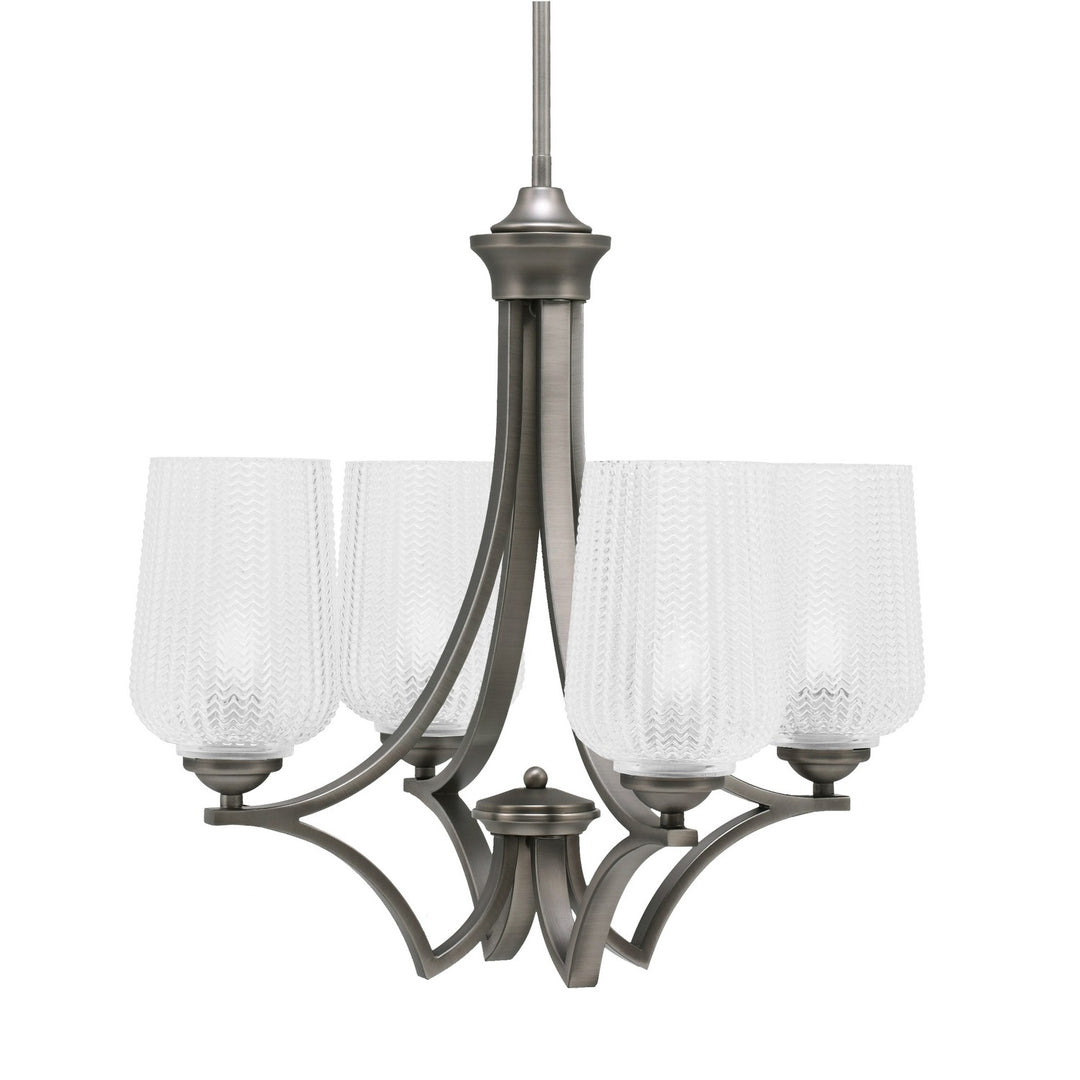 Toltec Zilo 564-GP-4250 Chandelier Light - Graphite