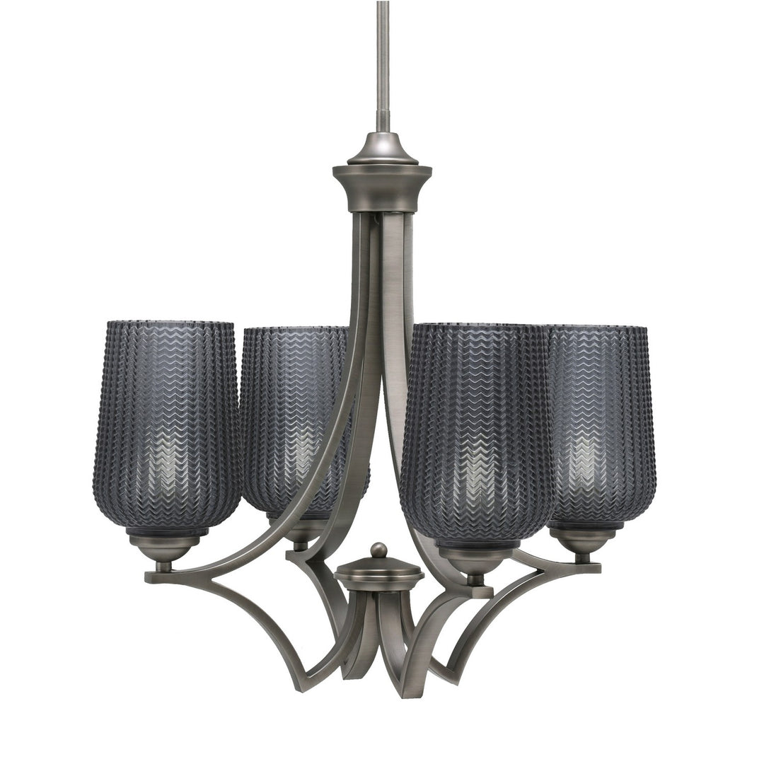 Toltec Zilo 564-GP-4252 Chandelier Light - Graphite