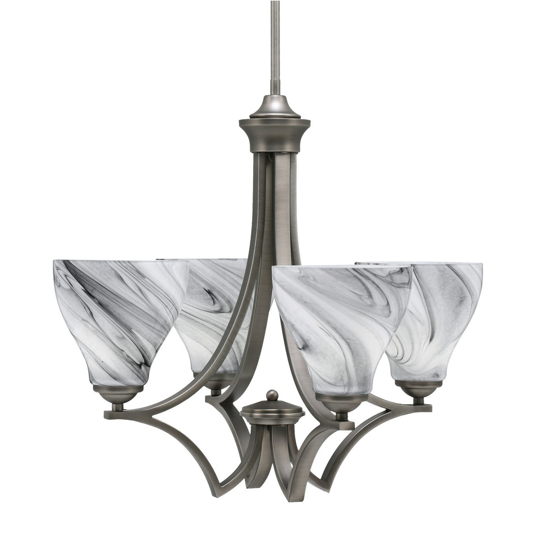 Toltec Zilo 564-GP-4769 Chandelier Light - Graphite