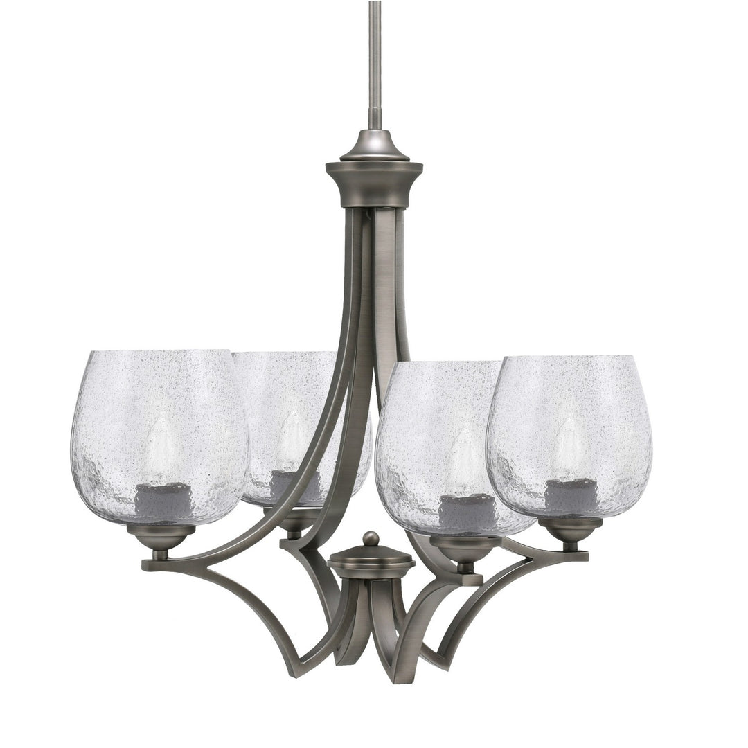 Toltec Zilo 564-GP-4812 Chandelier Light - Graphite