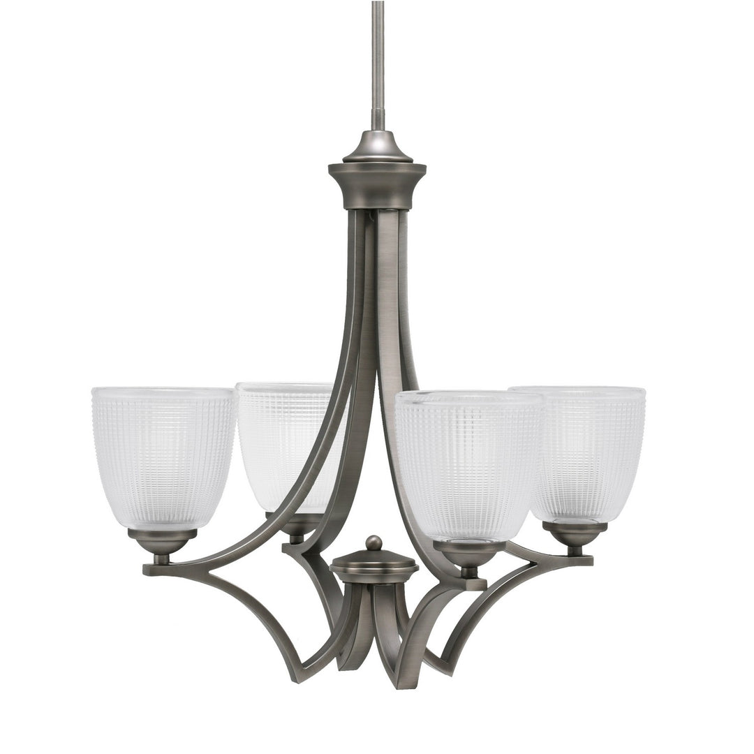 Toltec Zilo 564-GP-500 Chandelier Light - Graphite