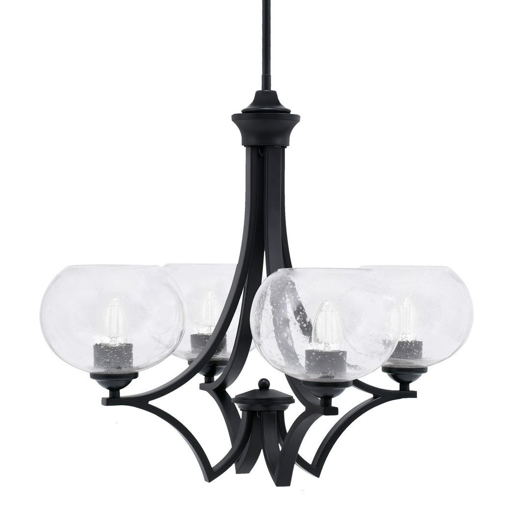 Toltec Zilo 564-MB-202 Chandelier Light - Matte Black
