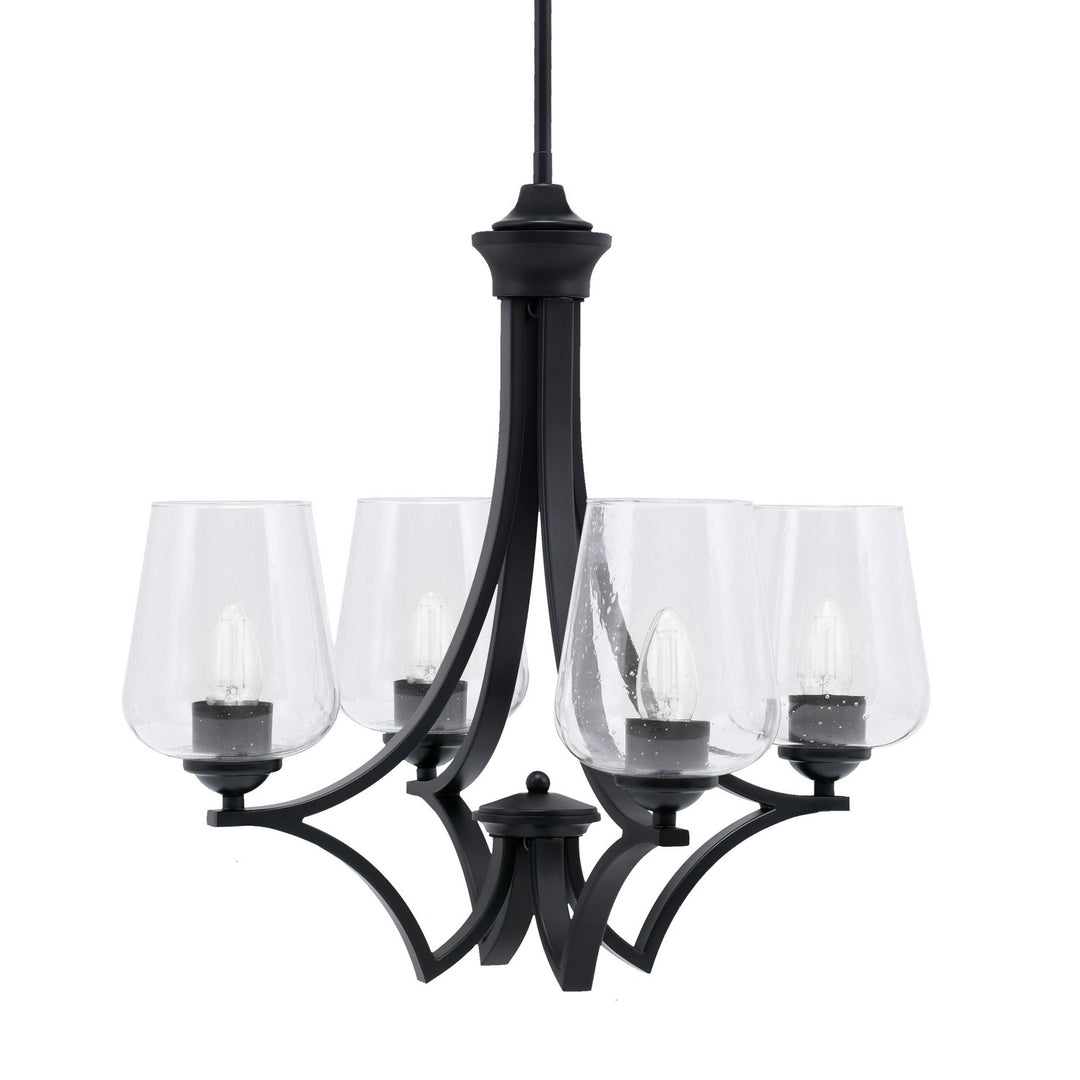 Toltec Zilo 564-MB-210 Chandelier Light - Matte Black