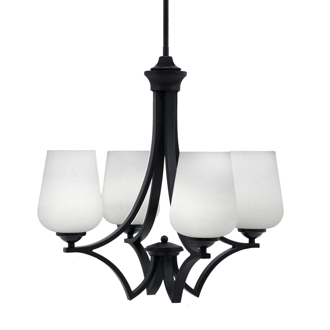 Toltec Zilo 564-MB-211 Chandelier Light - Matte Black