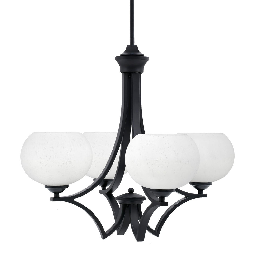 Toltec Zilo 564-MB-212 Chandelier Light - Matte Black