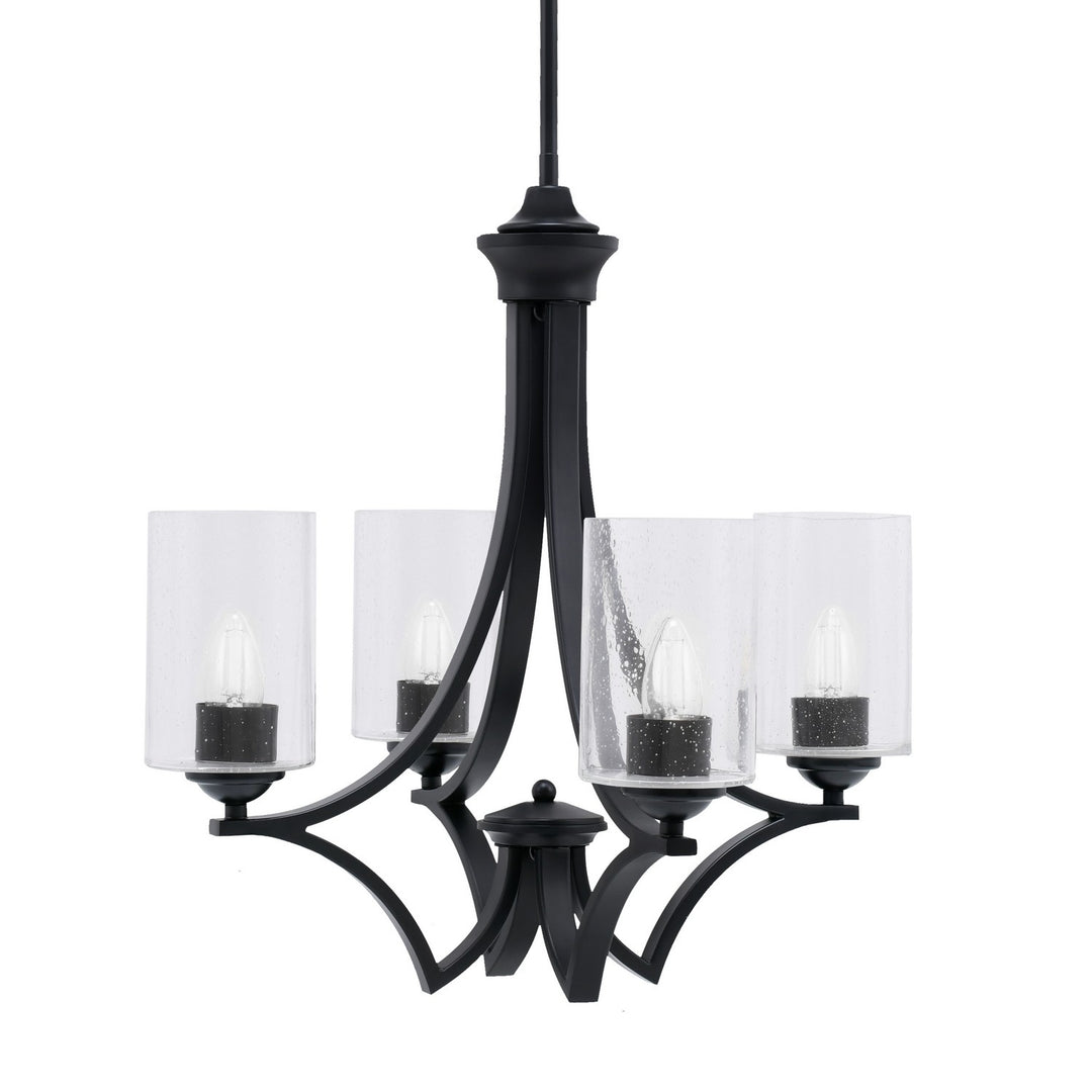 Toltec Zilo 564-MB-300 Chandelier Light - Matte Black