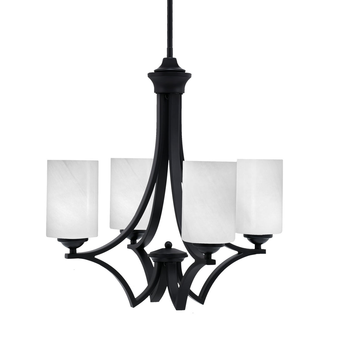 Toltec Zilo 564-MB-3001 Chandelier Light - Matte Black
