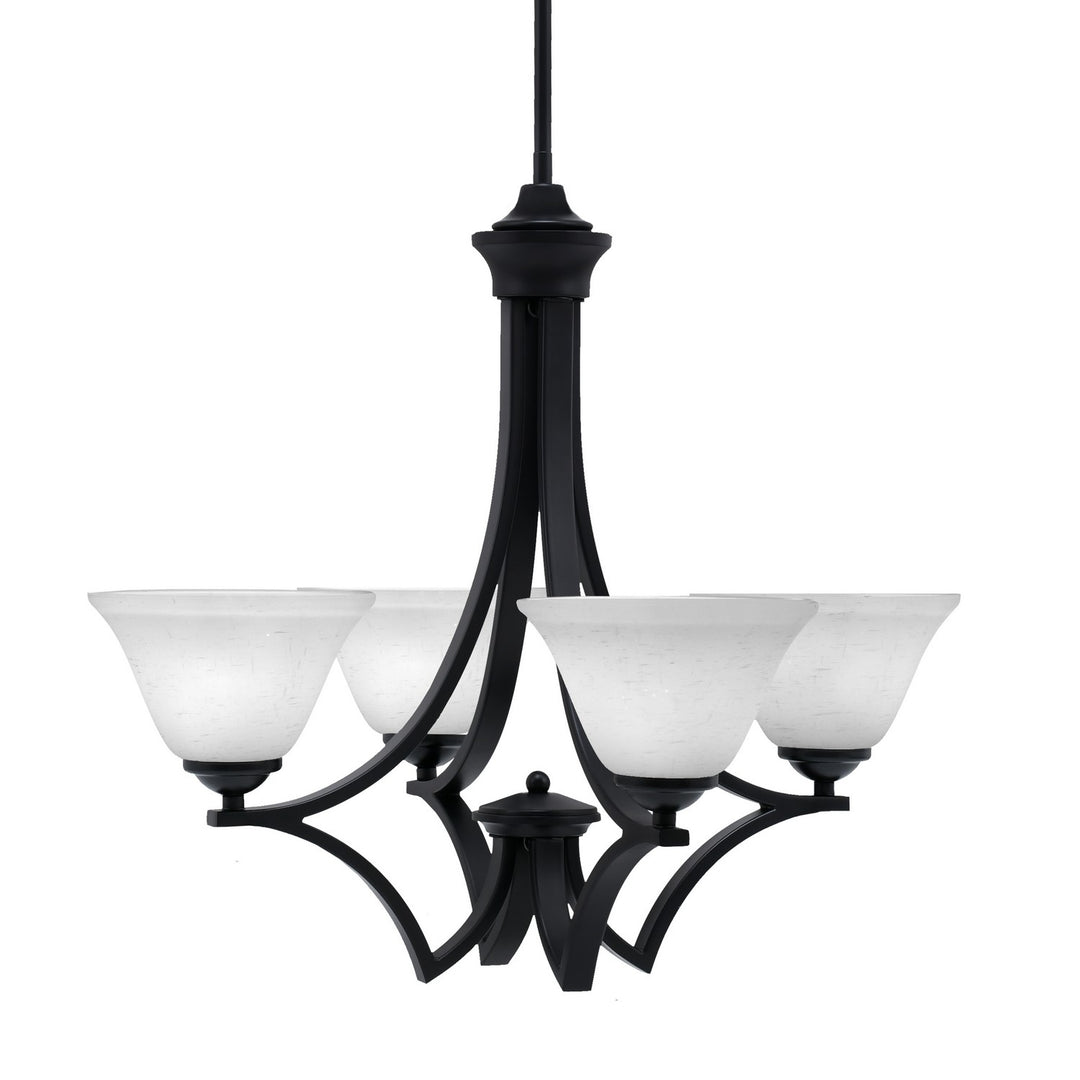 Toltec Zilo 564-MB-311 Chandelier Light - Matte Black
