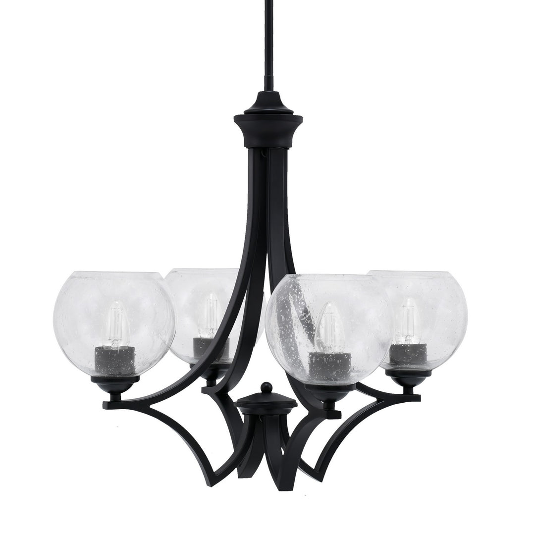 Toltec Zilo 564-MB-4100 Chandelier Light - Matte Black
