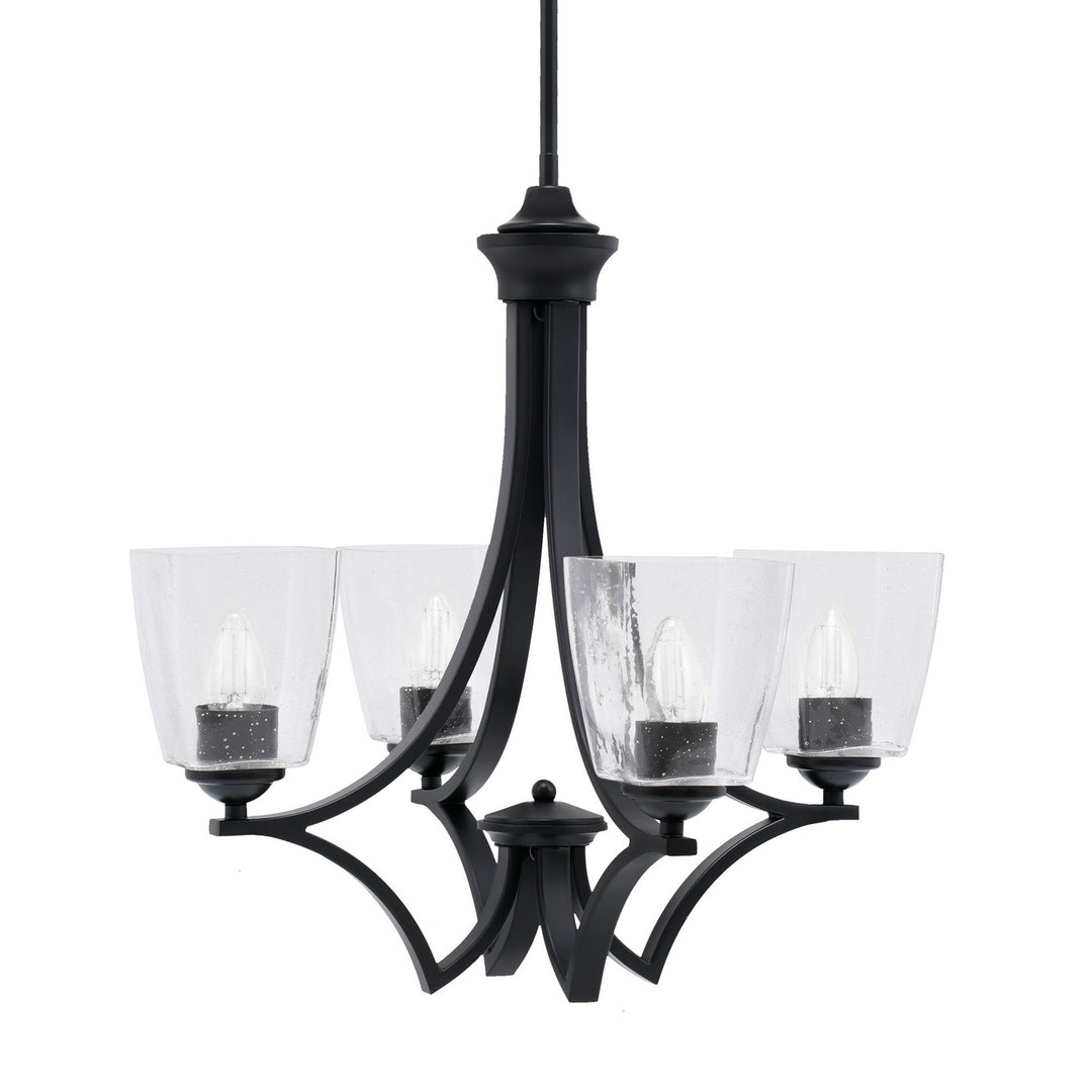 Toltec Zilo 564-MB-461 Chandelier Light - Matte Black