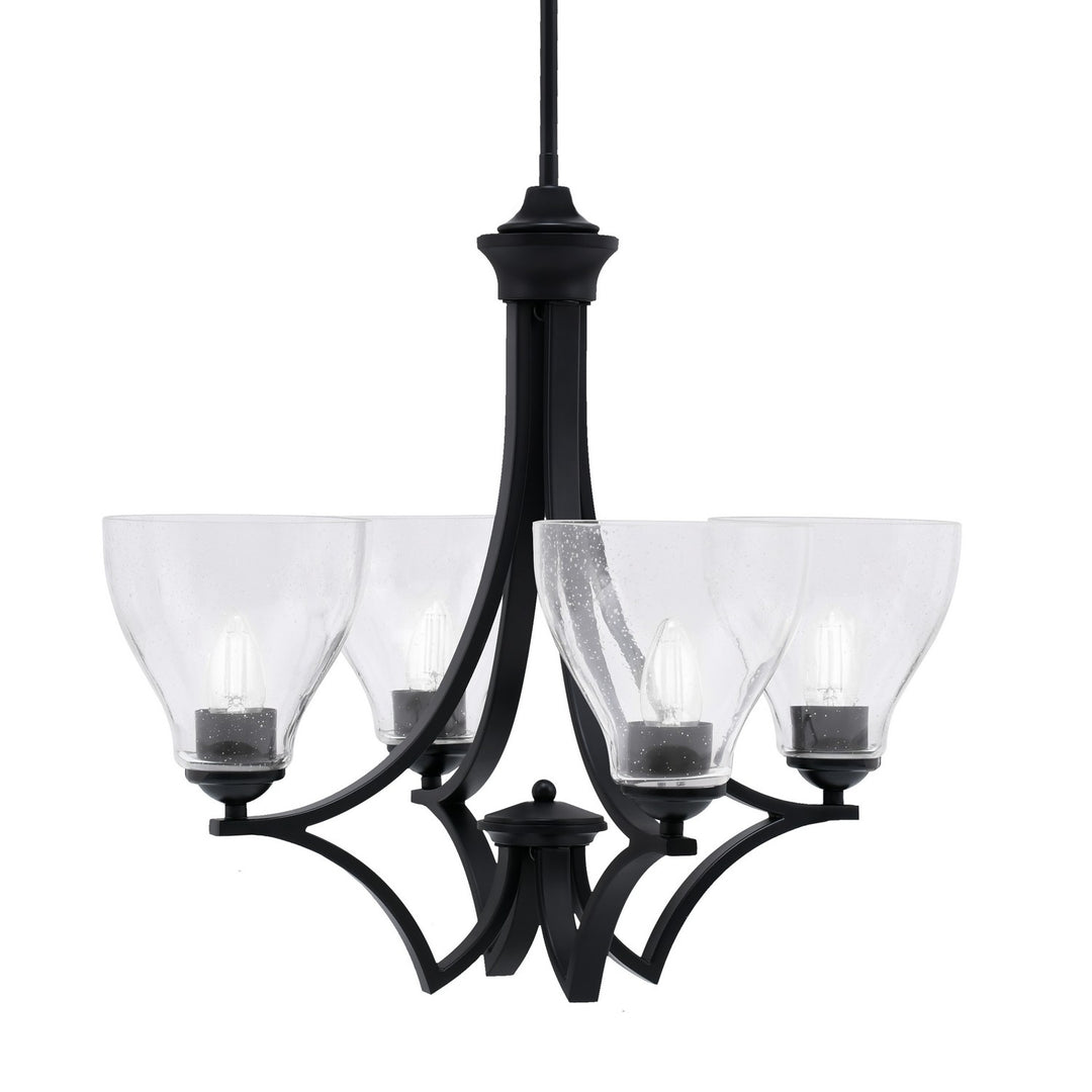 Toltec Zilo 564-MB-4760 Chandelier Light - Matte Black