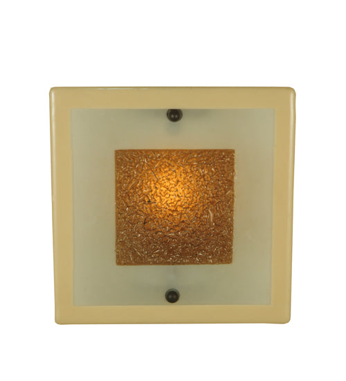 Meyda Tiffany Metro Fusion 131563 Wall Light - Bone/Clear/Bronze