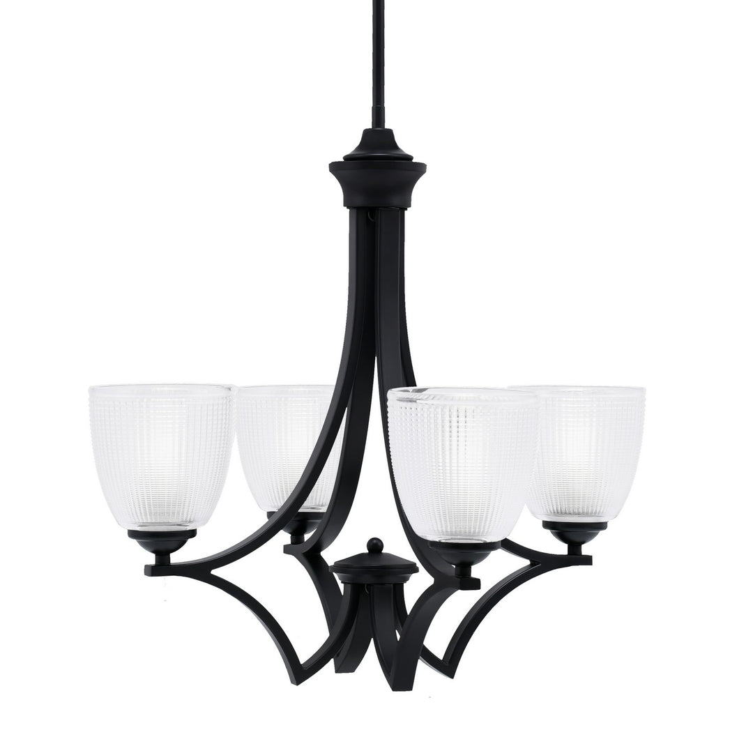 Toltec Zilo 564-MB-500 Chandelier Light - Matte Black