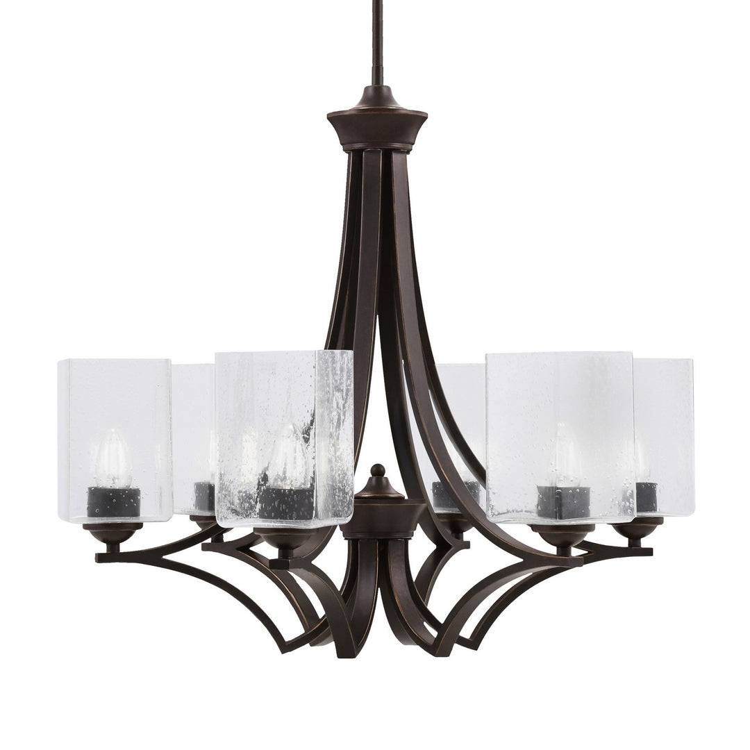 Toltec Zilo 566-DG-530 Chandelier Light - Dark Granite