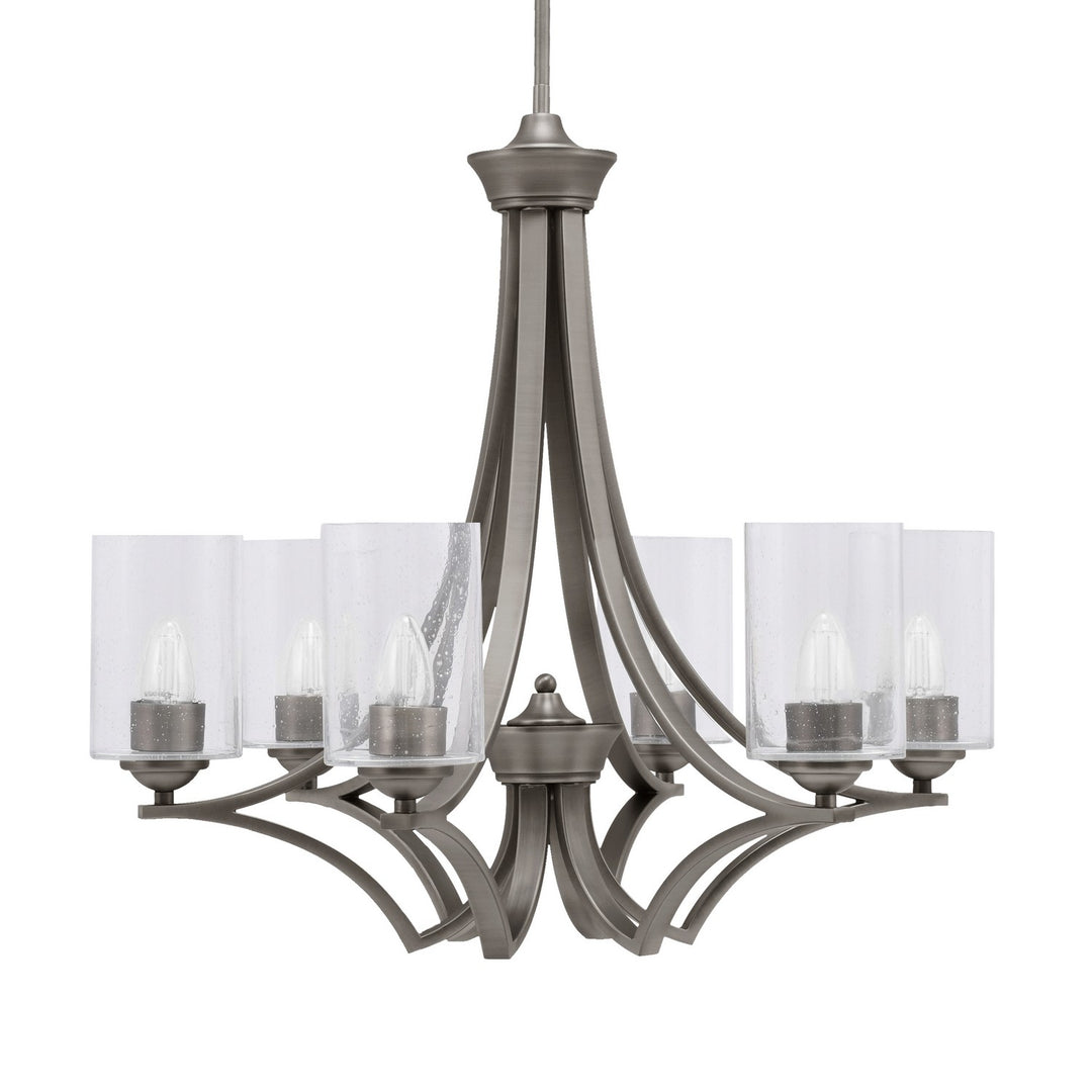 Toltec Zilo 566-GP-300 Chandelier Light - Graphite