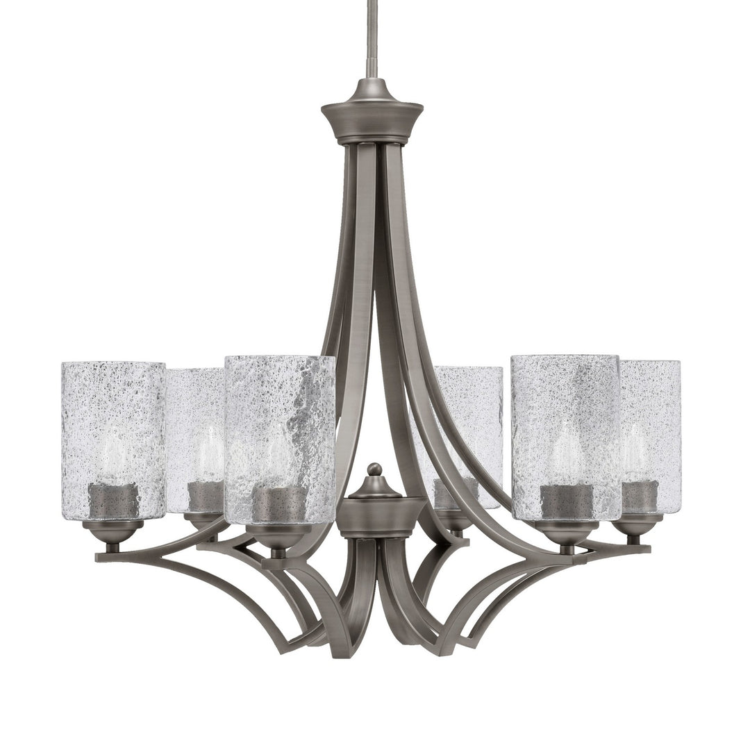 Toltec Zilo 566-GP-3002 Chandelier Light - Graphite
