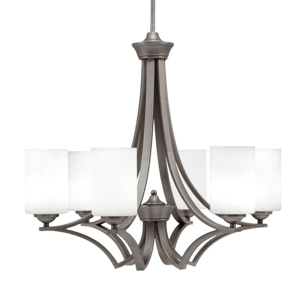 Toltec Zilo 566-GP-310 Chandelier Light - Graphite