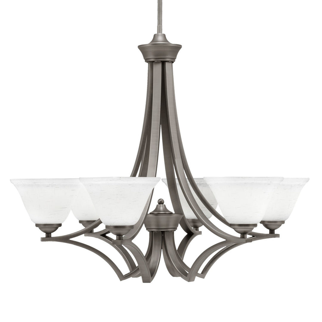 Toltec Zilo 566-GP-311 Chandelier Light - Graphite