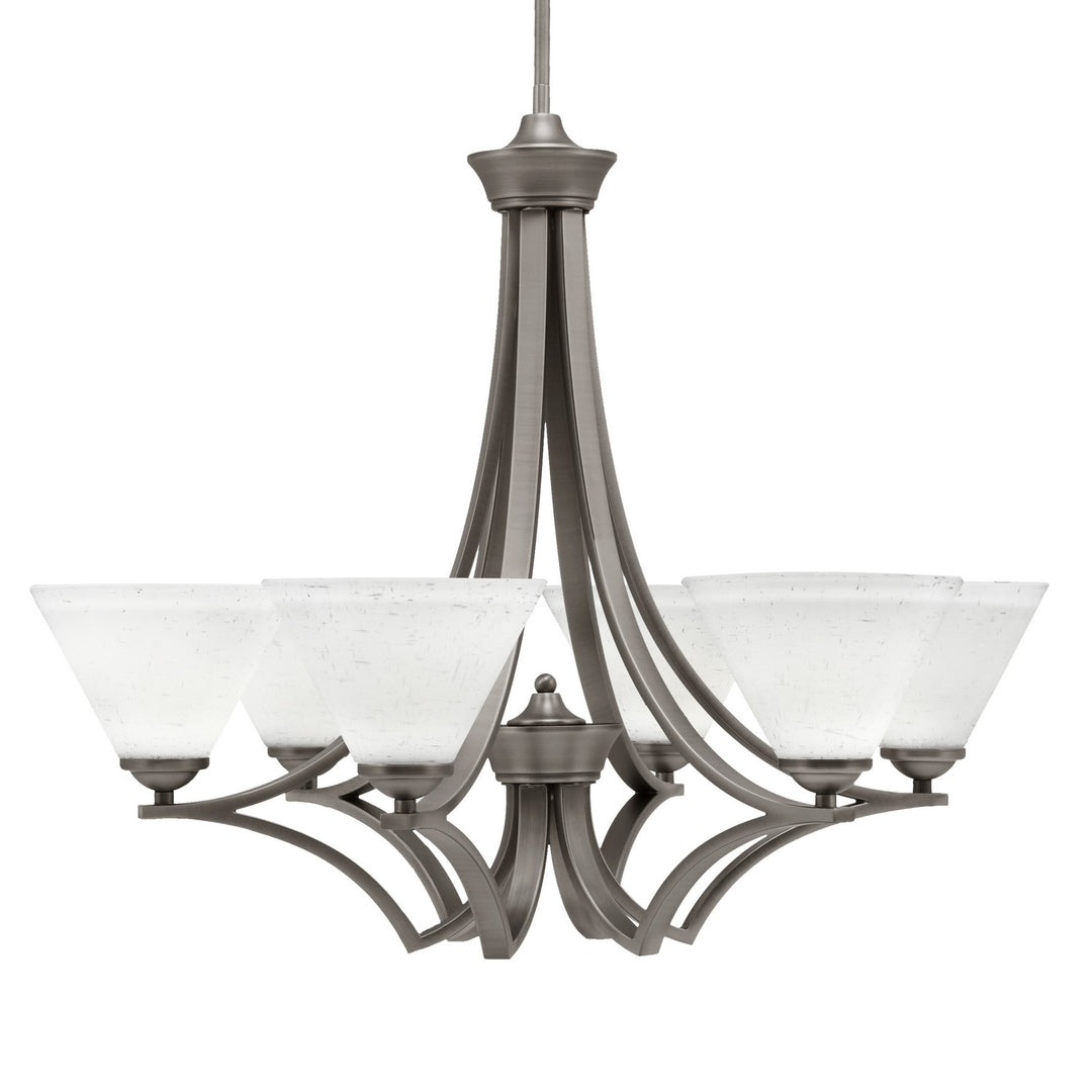 Toltec Zilo 566-GP-312 Chandelier Light - Graphite
