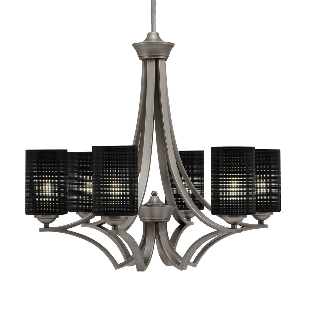 Toltec Zilo 566-GP-4069 Chandelier Light - Graphite