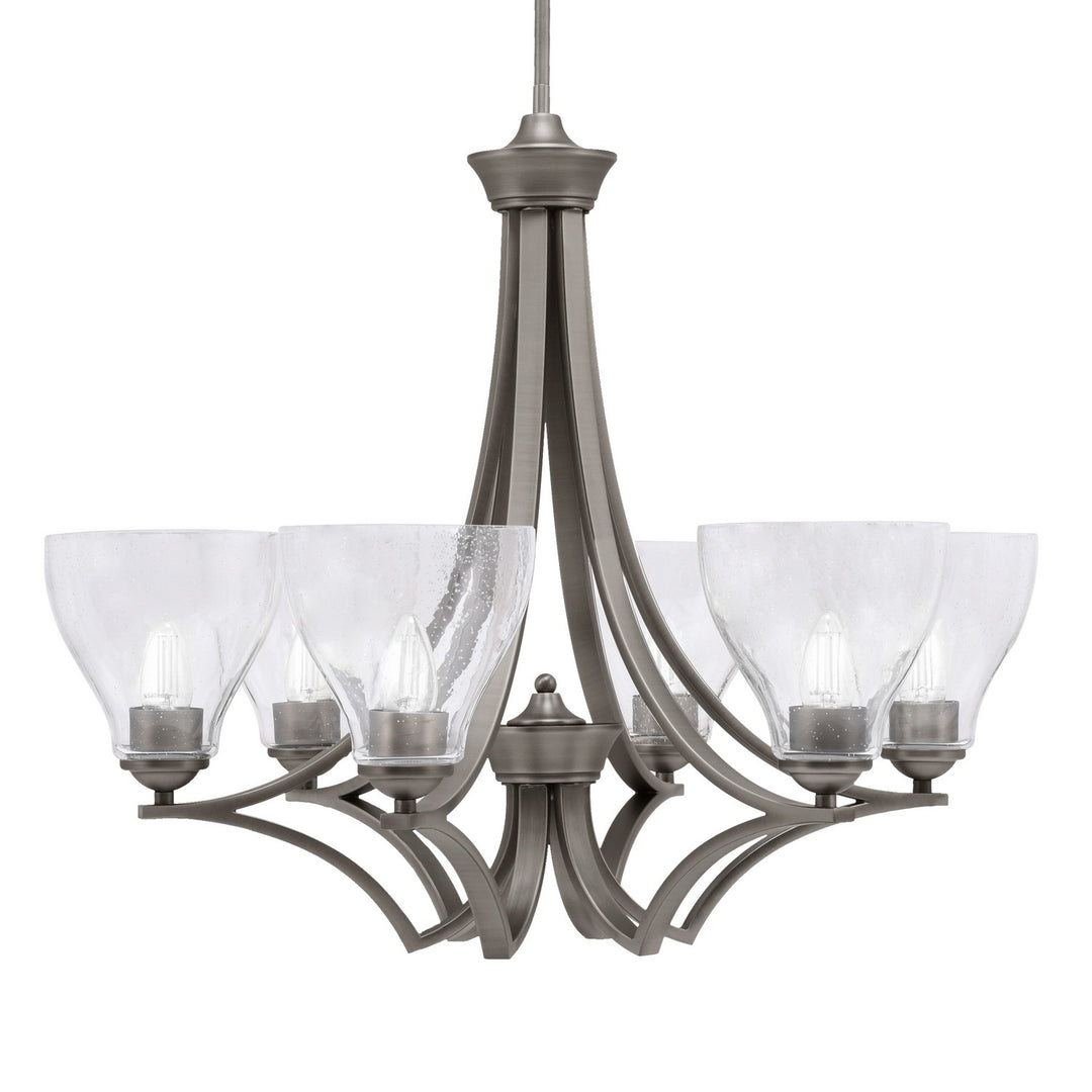 Toltec Zilo 566-GP-4760 Chandelier Light - Graphite