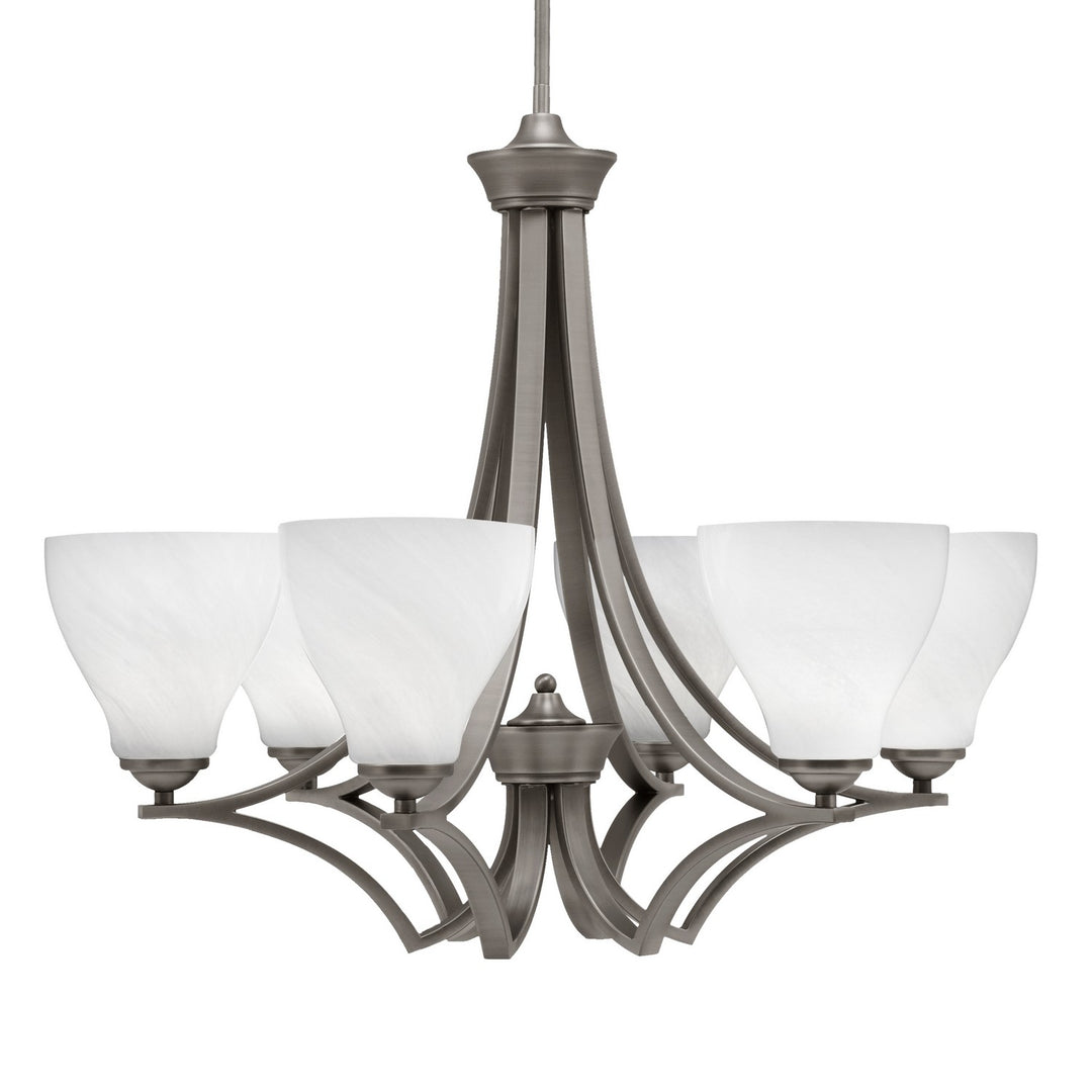 Toltec Zilo 566-GP-4761 Chandelier Light - Graphite