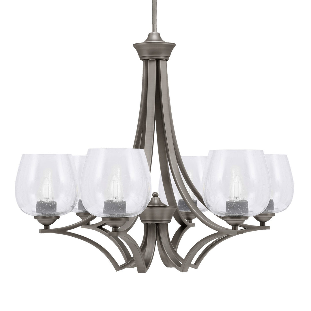 Toltec Zilo 566-GP-4810 Chandelier Light - Graphite