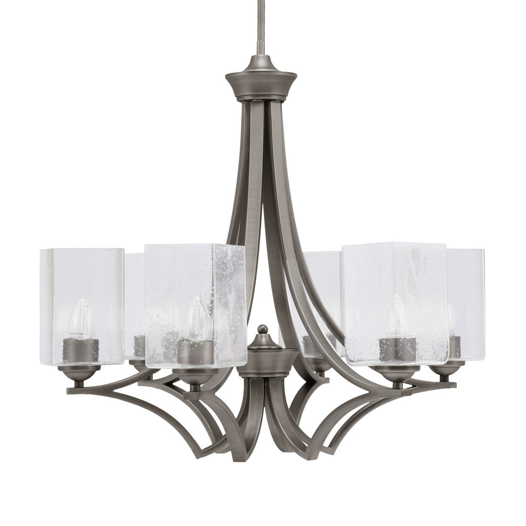Toltec Zilo 566-GP-530 Chandelier Light - Graphite