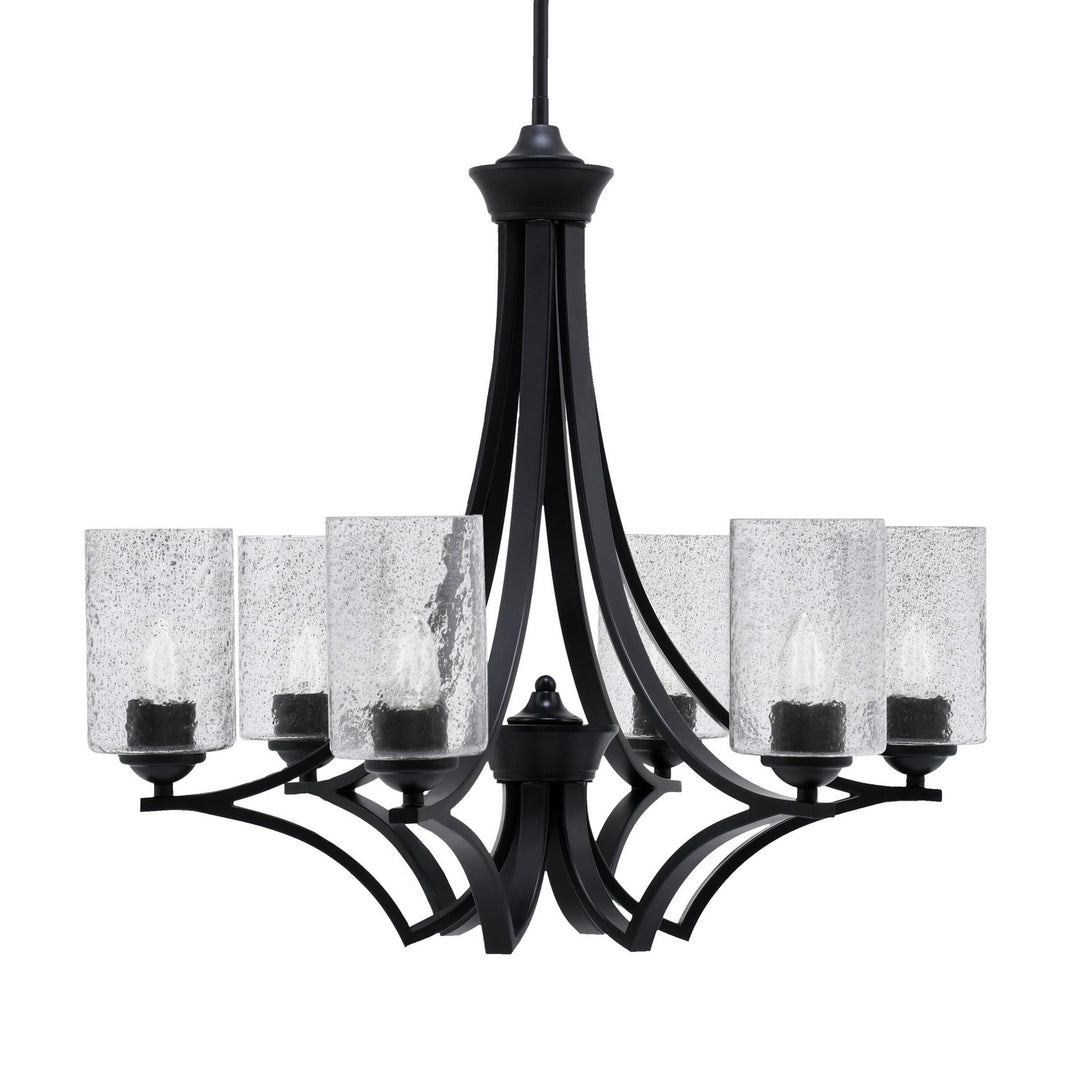 Toltec Zilo 566-MB-3002 Chandelier Light - Matte Black