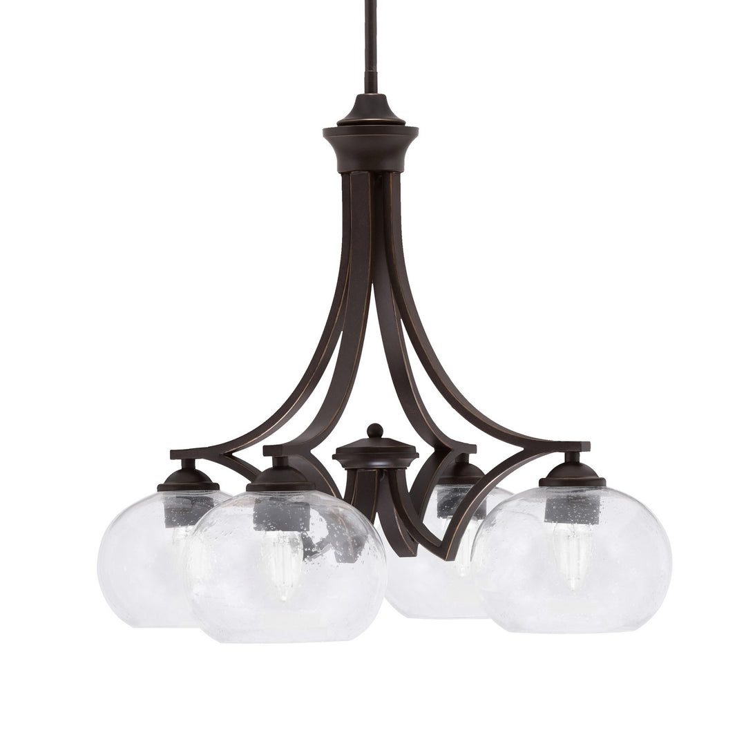 Toltec Zilo 568-DG-202 Chandelier Light - Dark Granite
