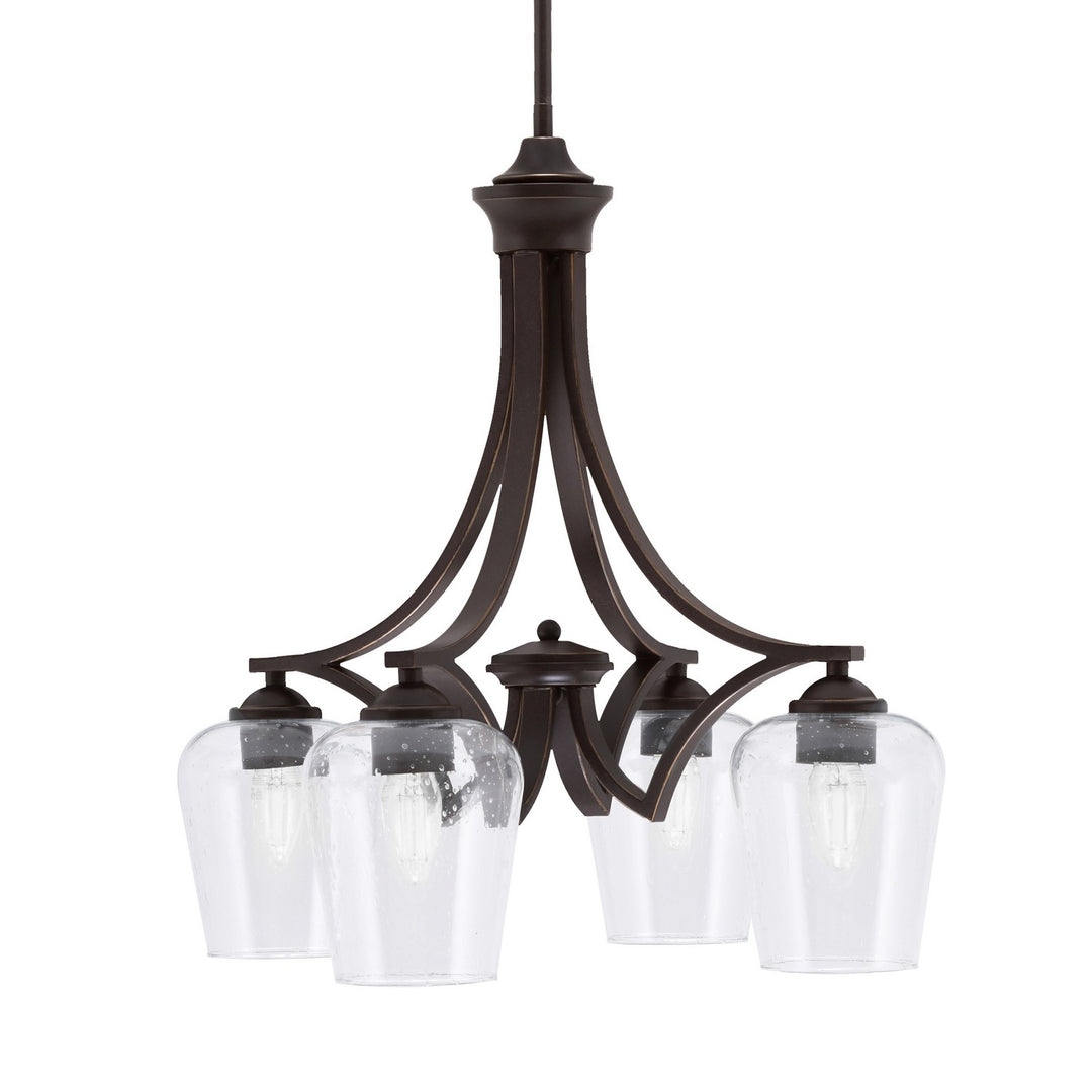 Toltec Zilo 568-DG-210 Chandelier Light - Dark Granite