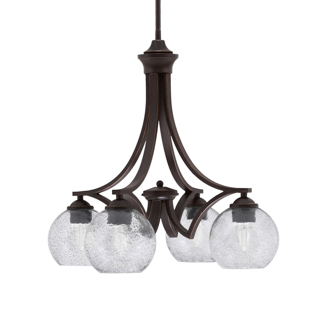Toltec Zilo 568-DG-4102 Chandelier Light - Dark Granite