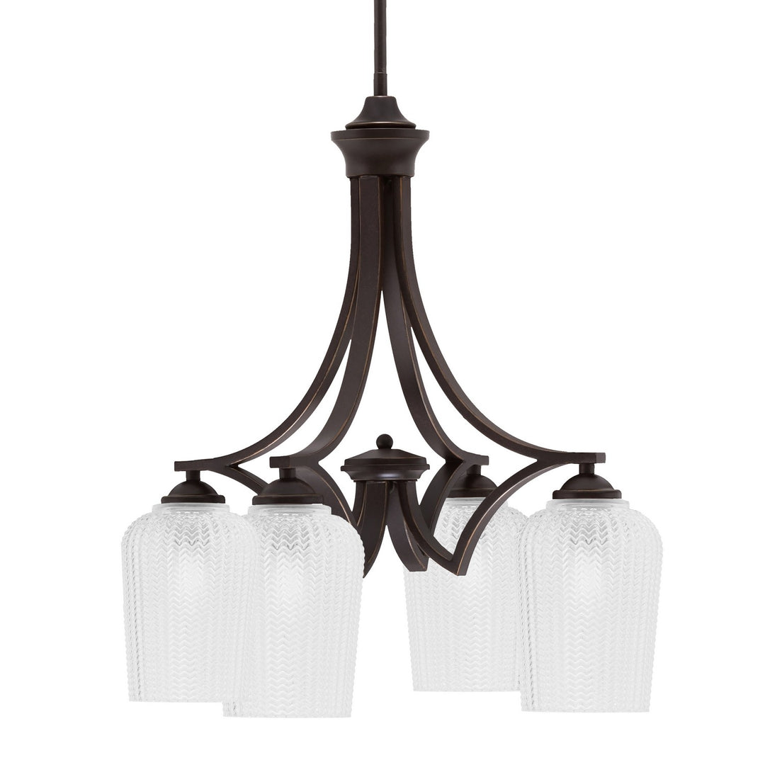 Toltec Zilo 568-DG-4250 Chandelier Light - Dark Granite