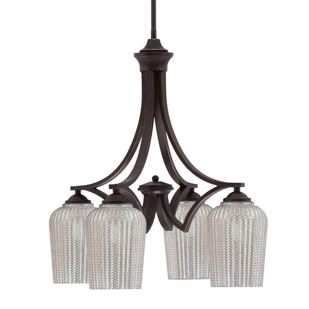 Toltec Zilo 568-DG-4253 Chandelier Light - Dark Granite