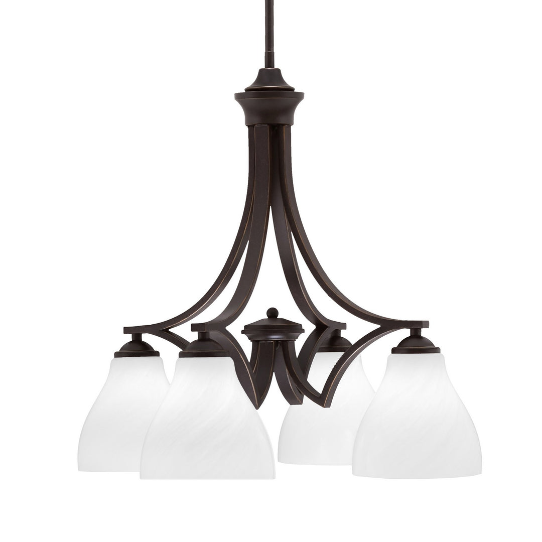 Toltec Zilo 568-DG-4761 Chandelier Light - Dark Granite
