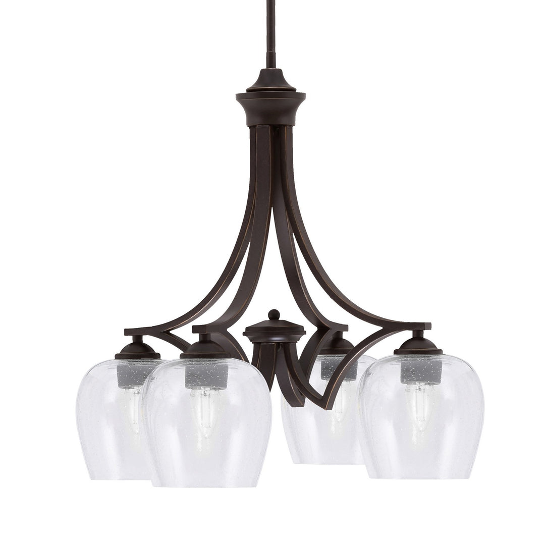 Toltec Zilo 568-DG-4810 Chandelier Light - Dark Granite