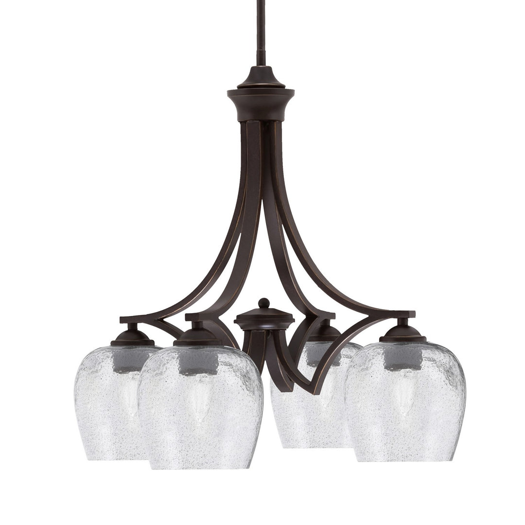Toltec Zilo 568-DG-4812 Chandelier Light - Dark Granite