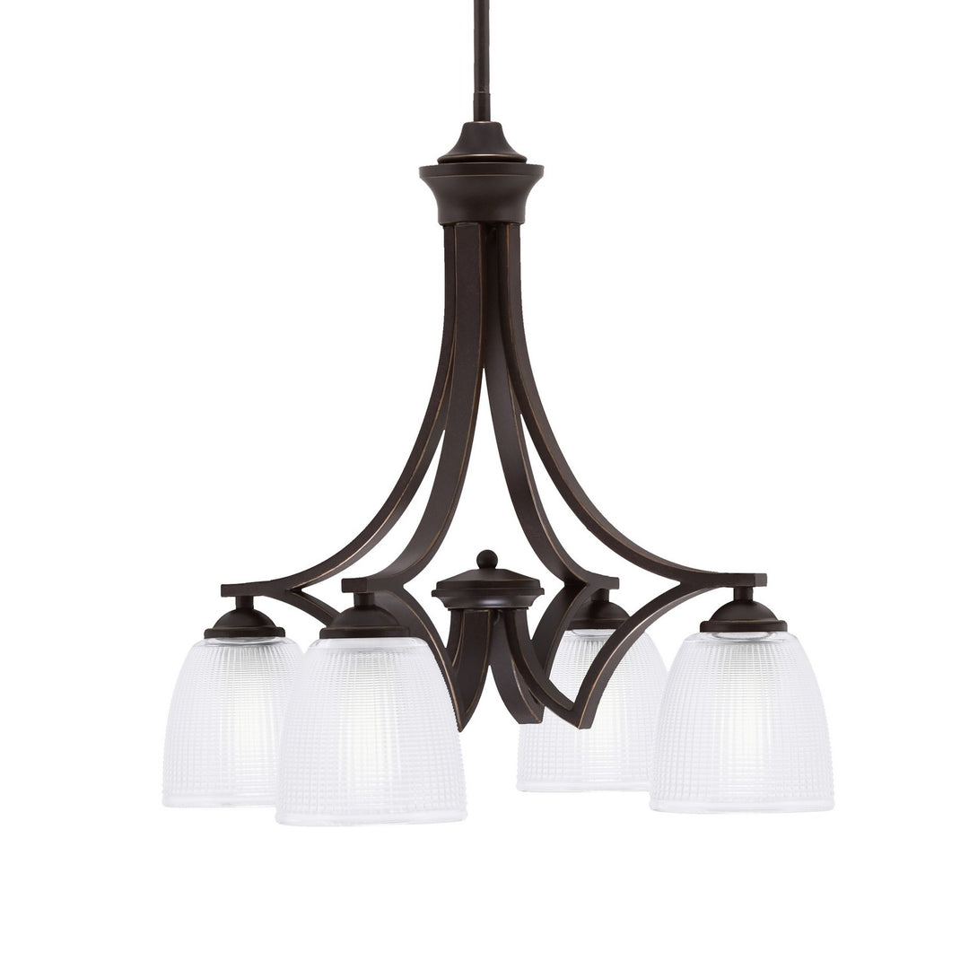 Toltec Zilo 568-DG-500 Chandelier Light - Dark Granite
