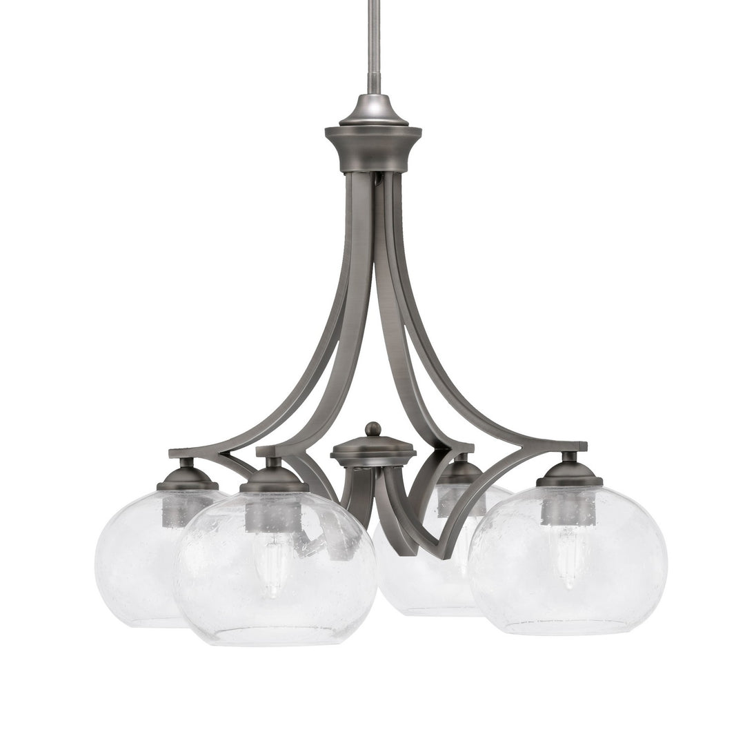 Toltec Zilo 568-GP-202 Chandelier Light - Graphite