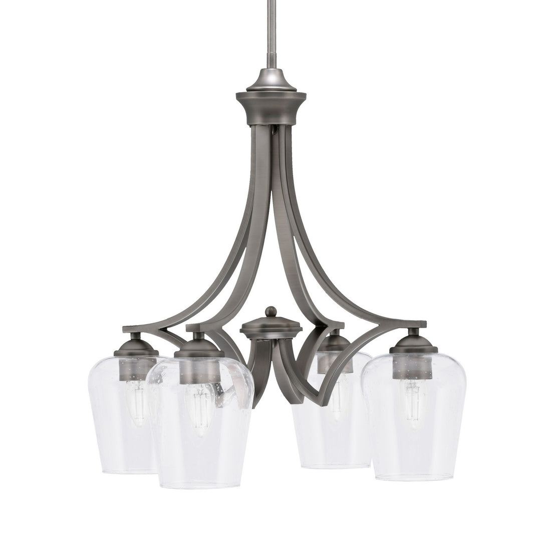 Toltec Zilo 568-GP-210 Chandelier Light - Graphite