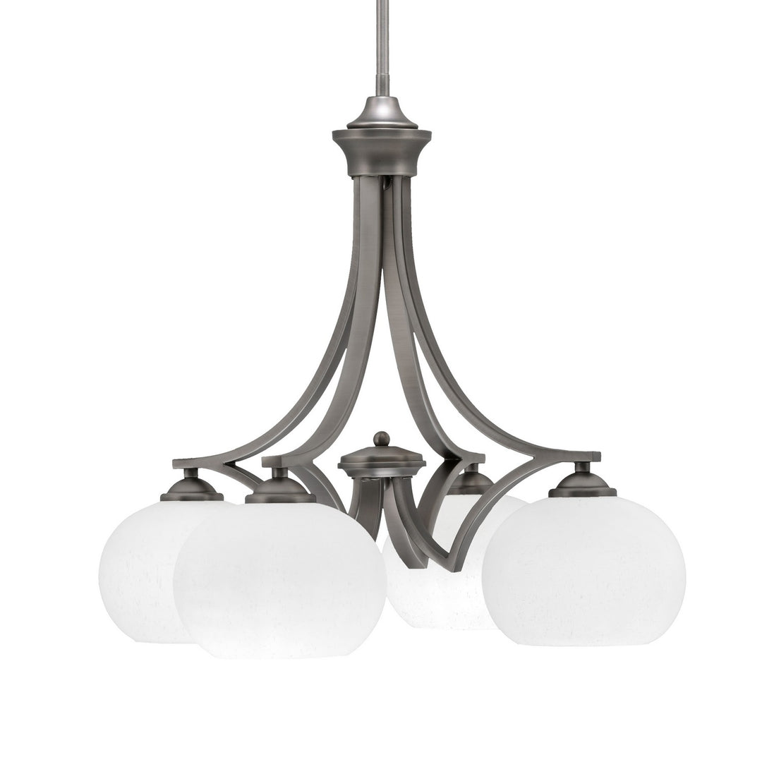 Toltec Zilo 568-GP-212 Chandelier Light - Graphite