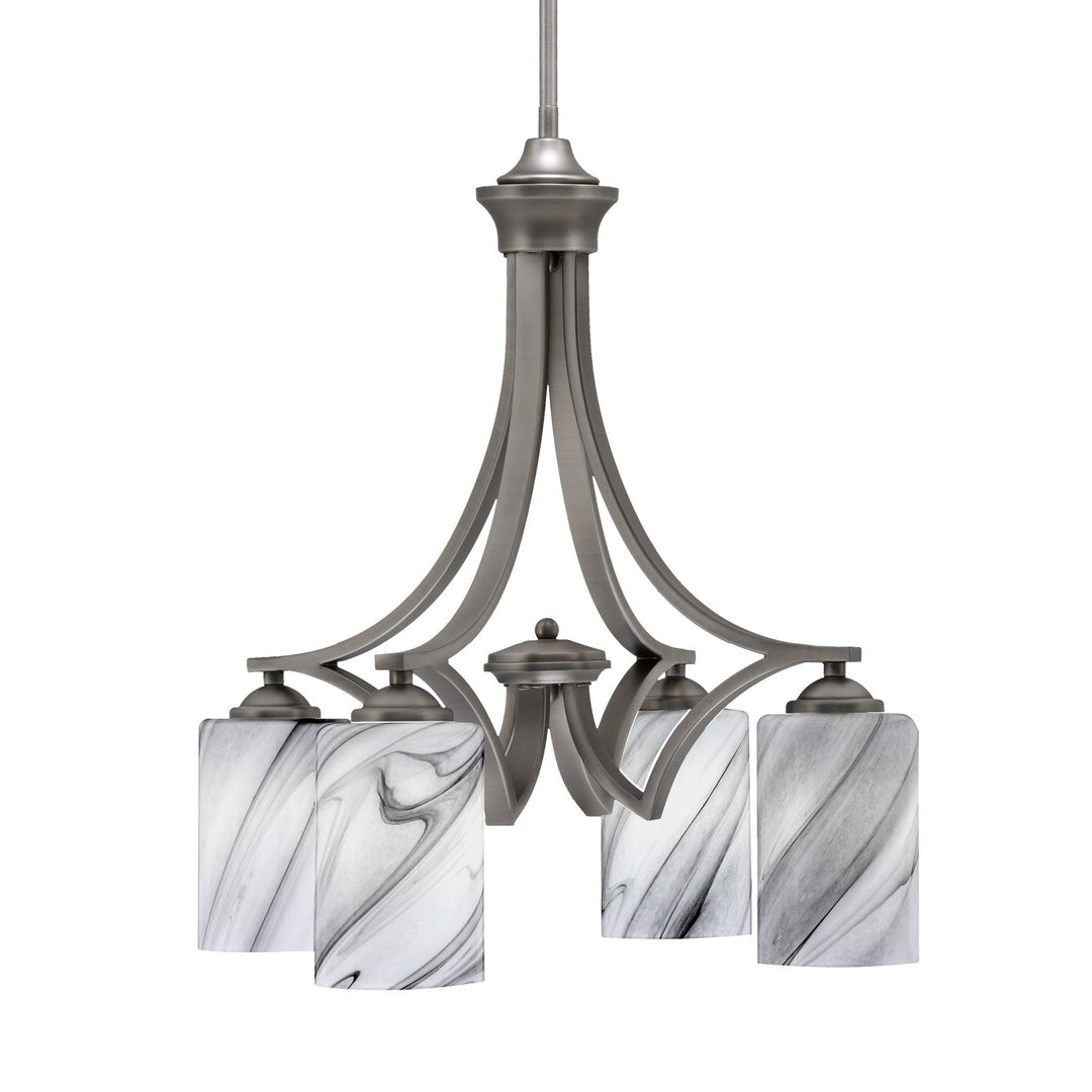 Toltec Zilo 568-GP-3009 Chandelier Light - Graphite