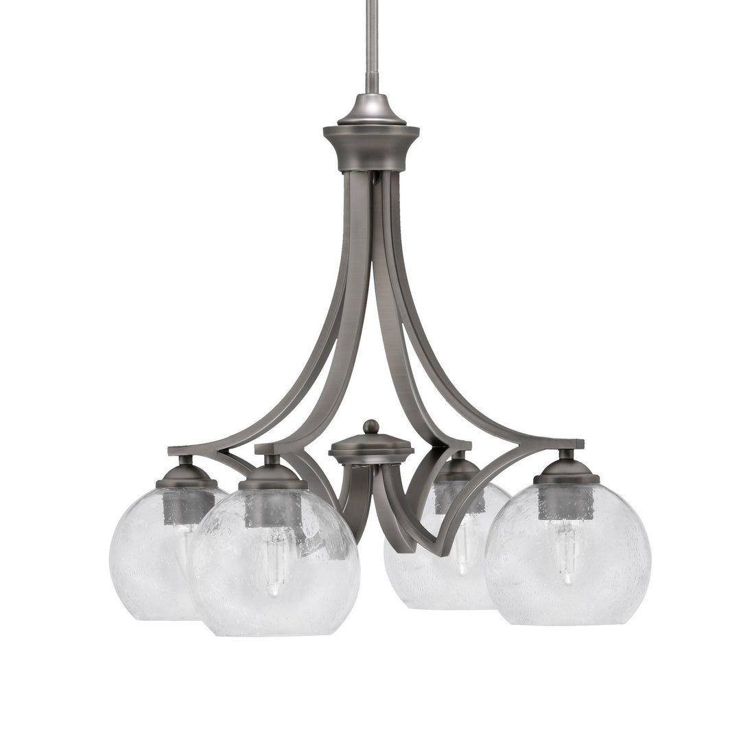 Toltec Zilo 568-GP-4100 Chandelier Light - Graphite