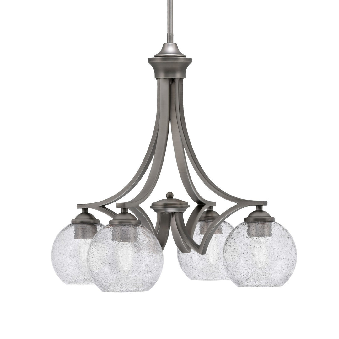 Toltec Zilo 568-GP-4102 Chandelier Light - Graphite