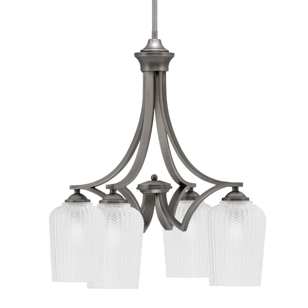 Toltec Zilo 568-GP-4250 Chandelier Light - Graphite