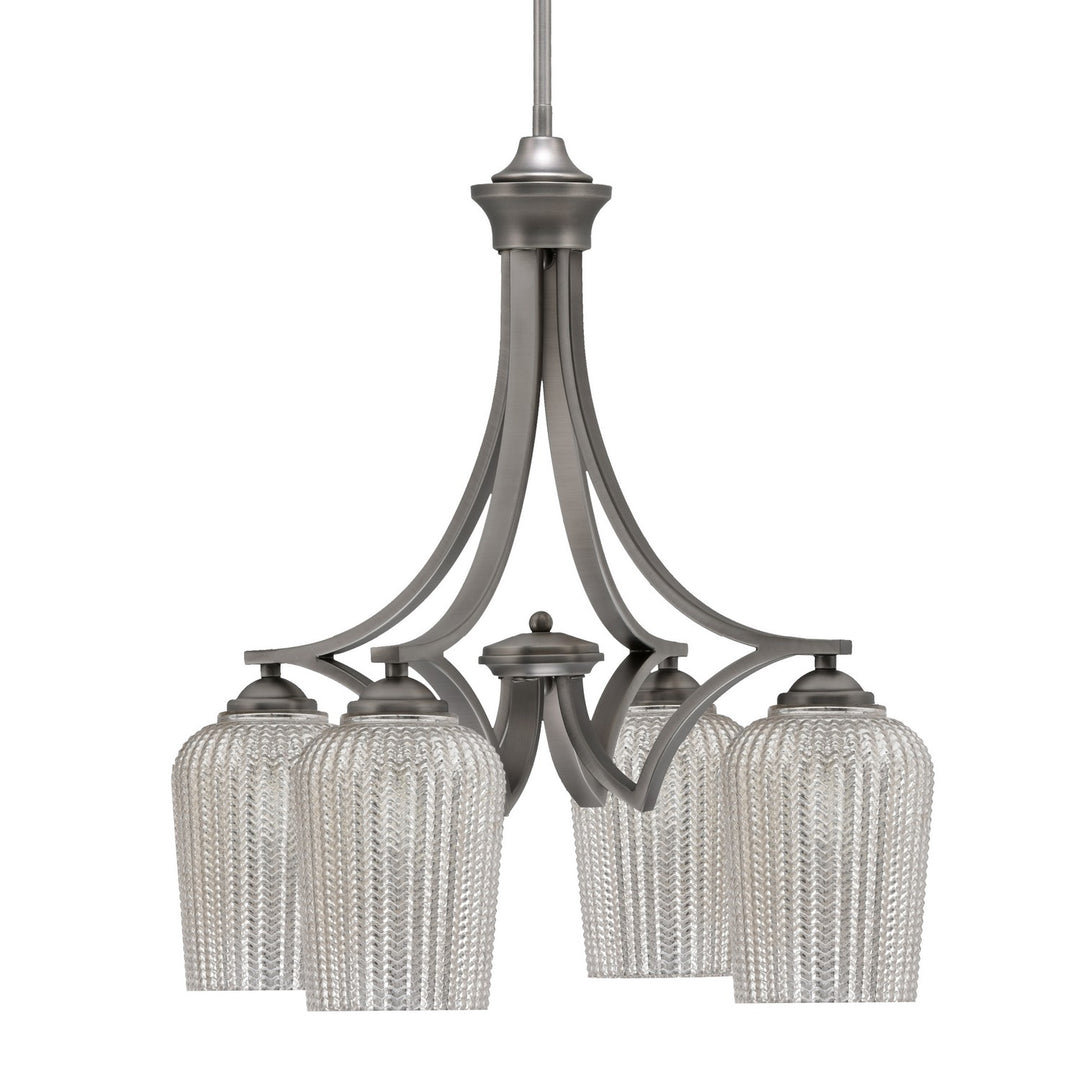 Toltec Zilo 568-GP-4253 Chandelier Light - Graphite