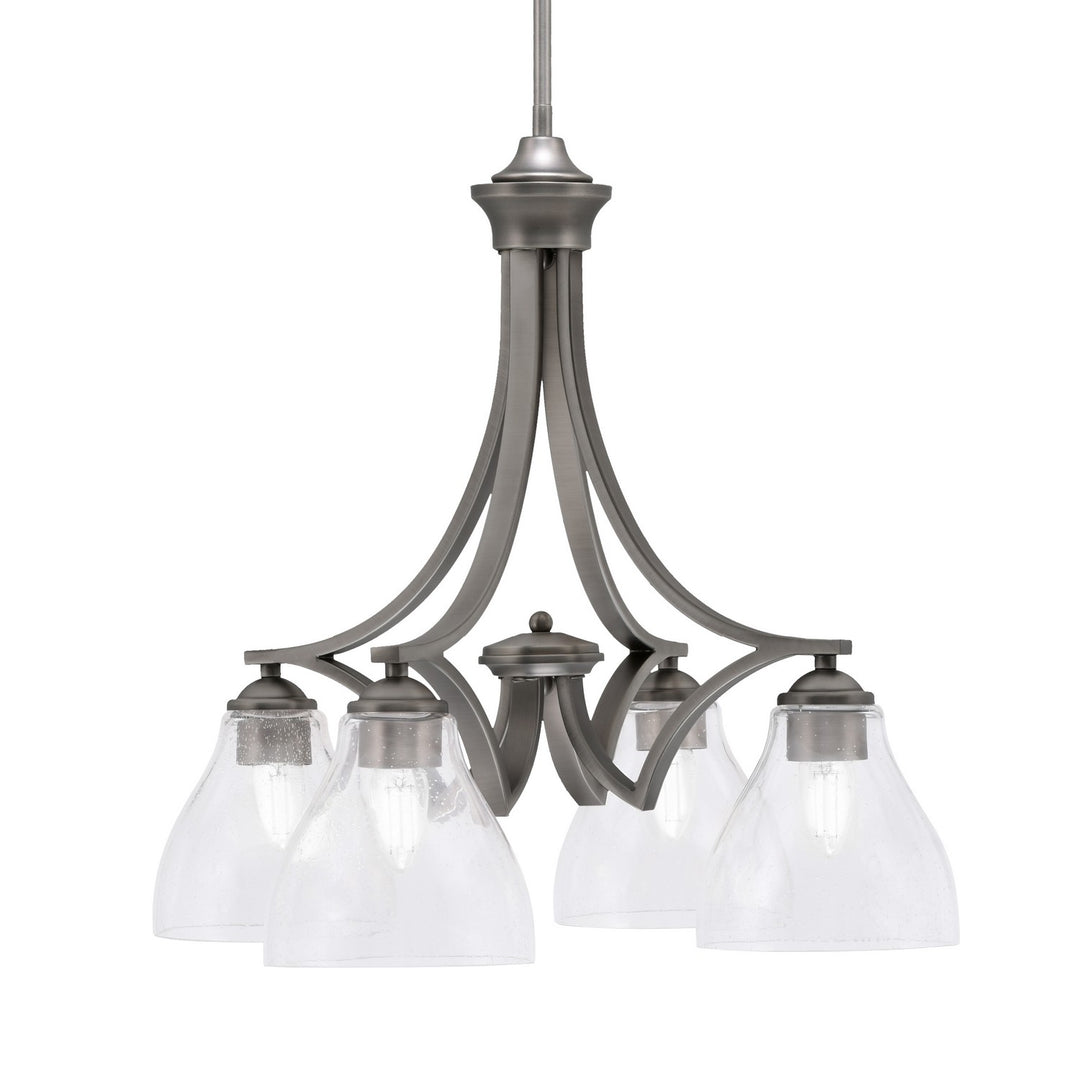 Toltec Zilo 568-GP-4760 Chandelier Light - Graphite